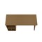 Manhattan Comfort Office Desk, 29.92 in H, 20.86 in W X Maple Cream 15PMC5 - alternate 2